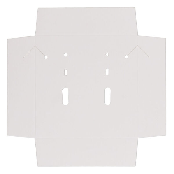 Insert, paper, white, 3-inch square. Sold per pkg of 10. image number 0
