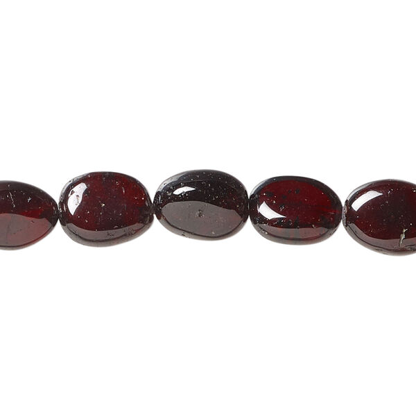 Garnet 1pkg1, hand-cut nugget bead natural, 13 inch mini to small image number 0
