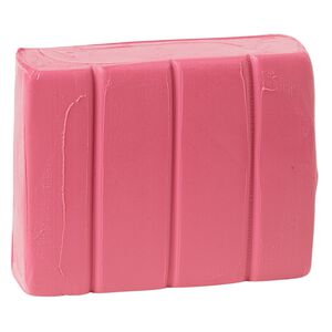 Polymer clay, Sculpey® PREMO, blush. Sold per 2-ounce bar.