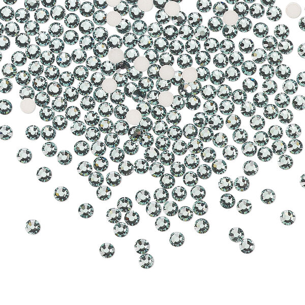 Flat back 144pk smoked sapphire foil back, Preciosa MAXIMA Czech crystal rhinestone 2.1-2.3mm chaton rose round SS7 image number 0