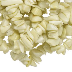 Peridot "jasper" 1pkg1, chip bead natural 36 inch small