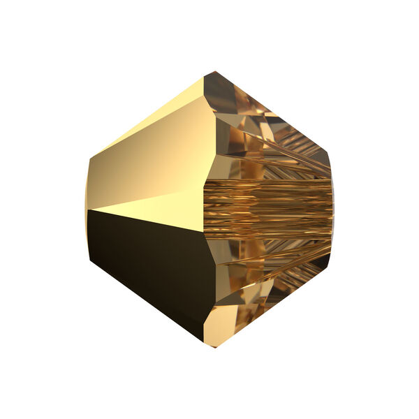 Bead 1pkg1440 crystal aurum, Swarovski®, 4mm bicone 5328 image number 0