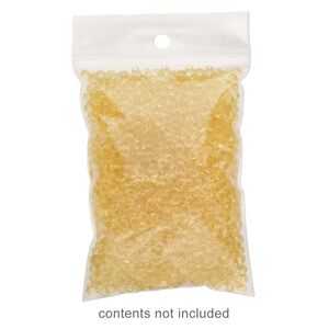 Bag, Tite-Lip™, plastic, white and clear, 3-1/2x2-1/4 inch top zip. Sold per pkg of 100.