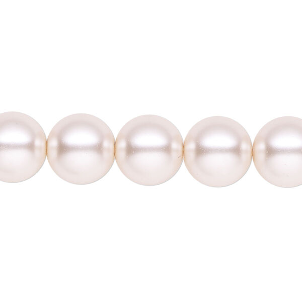 Pearl 2pk light pink, Celestial Crystal® 10mm round 15.5-16 inch image number 0