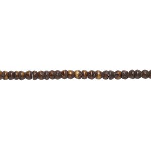 Bead, bone (dyed), coffee brown, 2mm round. Sold per 15-1/2" to 16" strand.