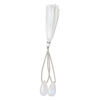 Rainbow moonstone 1pkg2, hand-cut top-drilled puffed teardrop bead natural B grade, 20x10mm image number 1