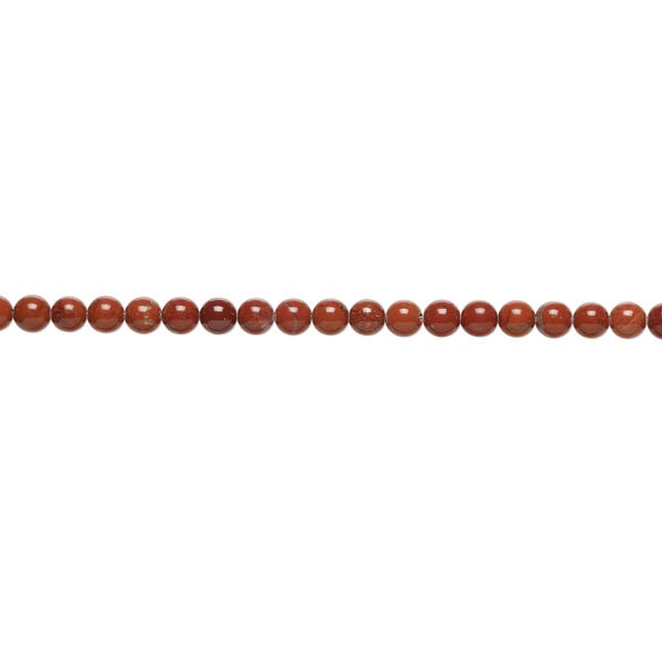 Brecciated jasper 1pkg1, round bead natural, 15 inch 6-7mm image number 1