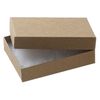 Paper / "cotton" (polyester) 1pkg6, rectangle box kraft 3.5x2.5x.75 inch image number 0
