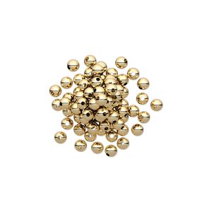 Bead, 12Kt gold-filled, 2.5mm round. Sold per pkg of 100.