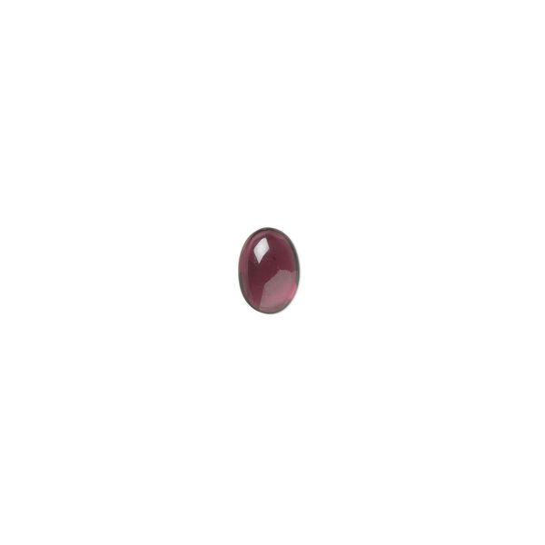 Garnet 1pkg2, hand-cut calibrated oval cab natural 7x5mm image number 0