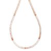 Bead 1pkg1 Peruvian pink opal, 6x3mm-6x5mm hand-cut faceted rondelle B+ grade, 15.5-16 inch natural shaded image number 2