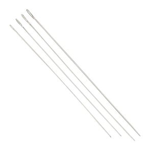 Needle, John James, steel, 2-inch and 2-1/8 inch size #10 / #11 / #12 / #13. Sold per pkg of 4.