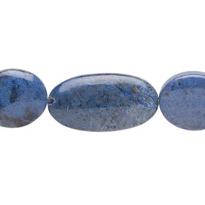 Sunset dumortierite 1pkg1, flat oval bead natural 8 inch mix 16x13.5mm-25x13mm