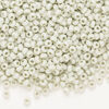 Seed bead, Preciosa Ornela Czech glass, 1pkg500g, 2.8-3.2mm rocaille, opaque matte terra dyed white sage chalkwhite (06451) image number 0