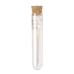 Needle, Tulip, nickel- and gold-plated steel, #11 short with 0.52mm eye width. Sold per pkg of 4.