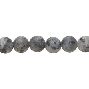 Blue labradorite 1pkg1, matte round bead natural 8 inch 8mm