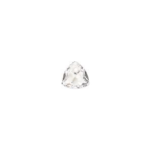 Drop 72pk crystal, Swarovski® 8mm pendant trilliant cut 6434