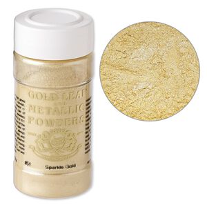 Mica powder 1pkg1, sparkle gold (0051-002) 1 oz