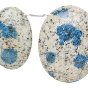 K2 "jasper" 1pkg5, hand-cut top-drilled flat oval bead natural graduated 24x18mm-39x31mm