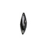 Black spinel 1pkg2, hand-cut top-drilled faceted puffed teardrop bead natural 20x10mm image number 1