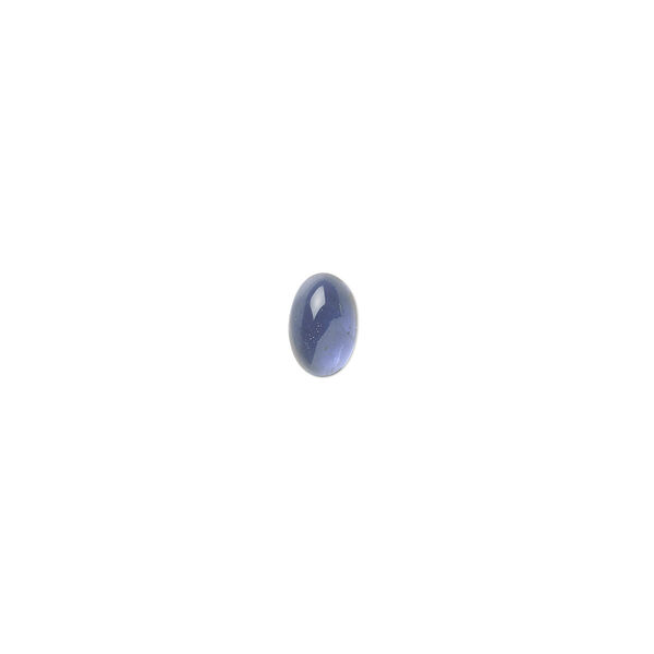 Cabochon, iolite (natural), 6x4mm hand-cut calibrated oval, B grade, Mohs hardness 7 to 7-1/2. Sold individually. image number 0