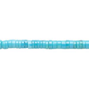 Sleeping beauty turquoise 1pkg1, heishi bead natural 15.5-16 inch 4.5x2mm-4.5x3mm