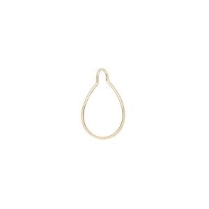 Drop, Wrap-Tite®, 14Kt gold, 12x8mm pear setting. Sold individually.