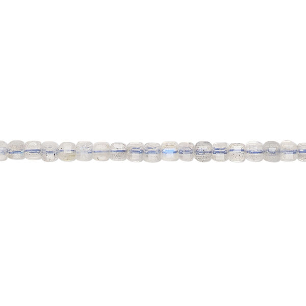 Labradorite 1pkg1, faceted cube bead natural B- grade, 15.5 inch 2.6-3mm image number 0