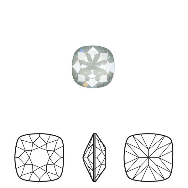 Fancy stone 144pk crystal agave ignite LacquerPRO, Swarovski® 10mm cushion 4470 image number 0