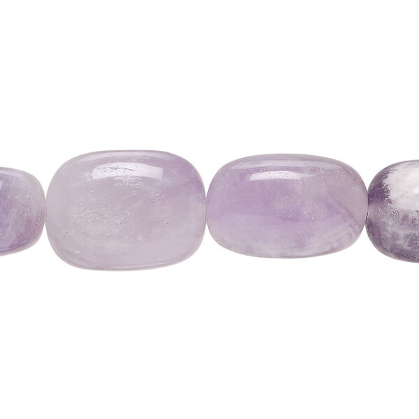 Banded amethyst 1pkg1, nugget bead natural, 15 inch small to medium image number 0