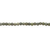 Russian serpentine 1pkg1, round bead natural, 15 inch 7-8mm image number 1