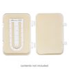 Organizer, The Bead Buddy® Save 'n Go! Mini®, plastic / paper / foam, white / black / tan, 9 x 6-1/2 x 3/4 inches. Sold individually. image number 0