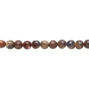 Leopardskin jasper 1pkg1, round bead natural 15.5-16 inch 4mm