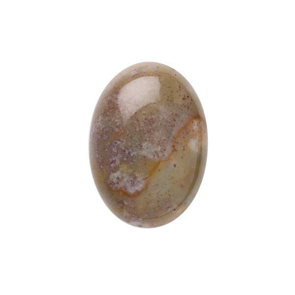 Cabochon, fancy jasper (natural), 25x18mm calibrated oval, B grade, Mohs hardness 6-1/2 to 7. Sold per pkg of 2. image number 0