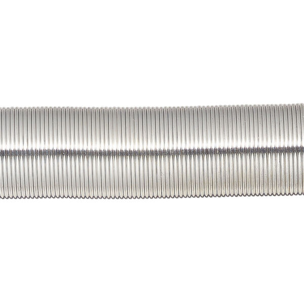 Memory wire, silver-plated carbon steel, 1/2 inch toe ring, 0.65-0.75mm thick. Sold per 1-ounce pkg, approximately 250 loops. image number 0