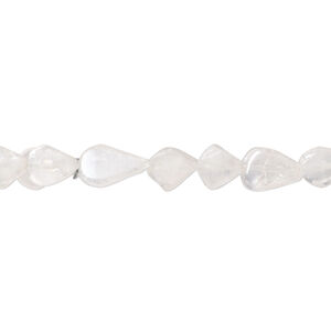 Rainbow moonstone 1pkg1, hand-cut luster teardrop bead, 13 inch 5x4mm-10x6mm