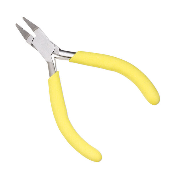 Pliers, UNIVERSAL™ Magical Crimper, crimping, stainless steel and rubber, 4-1/2 inches. Sold individually. image number 0
