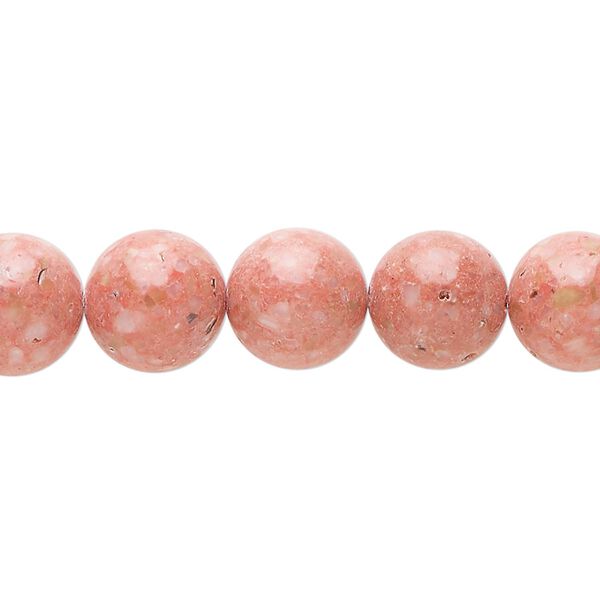 Multi-gemstone / mother-of-pearl shell / resin 1pkg1, round bead 15 inch 9-11mm image number 0