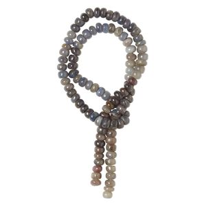 Blue sapphire / grey sapphire / brown sapphire 1pkg1, hand-cut rondelle bead 14 inch 5x3mm-6x4mm