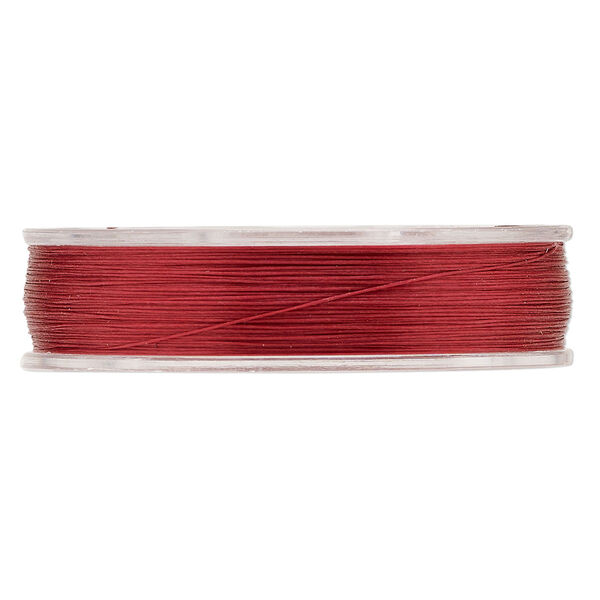 Thread, One-G™, nylon, pkg/250 yards, red, size 0. image number 1