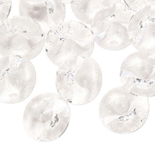 Drop 144pk crystal, Preciosa Czech crystal 14mm pendant rivoli image number 0