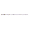 Mother-of-pearl shell 1pkg1, flat oval bead 15 inch lavender 13x8mm image number 1