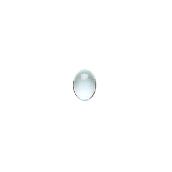 Sky blue topaz 1pkg1, calibrated oval cab 8x6mm image number 0