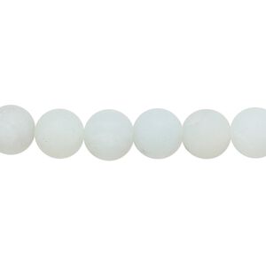 Amazonite 1pkg1, matte round bead natural 8 inch 8mm