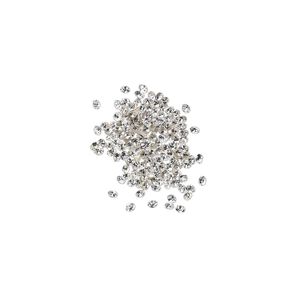 Chaton 1440pk crystal clear foil back, Swarovski® 1.35-1.4mm round PP7 1028