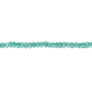 Green onyx 1pkg1, hand-cut faceted rondelle bead 14 inch 2x1mm-3x3mm