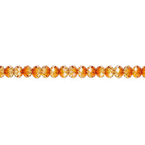 Bead 1pkg12 Persian red TCF&trade;, Crystal Passions&reg; 4x3mm rondelle 5040