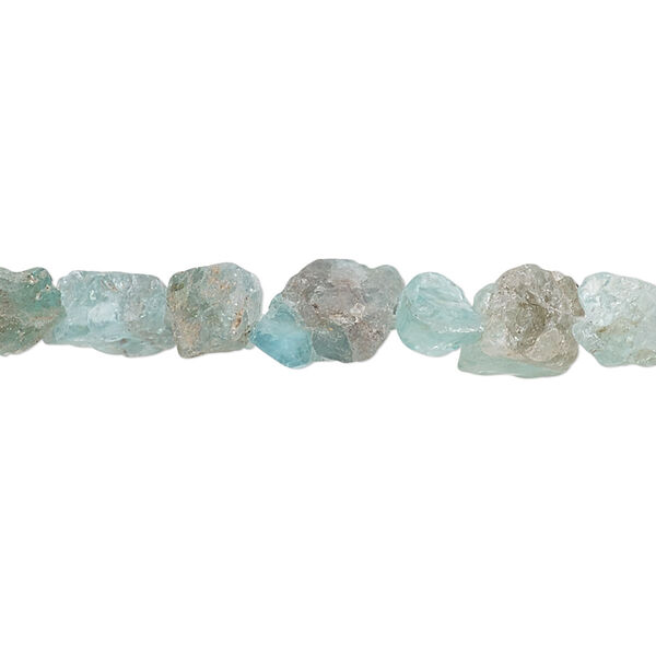 Bead, apatite (natural), mini to small rough nugget, Mohs hardness 5. Sold per 8-inch strand, approximately 25-30 beads. image number 0