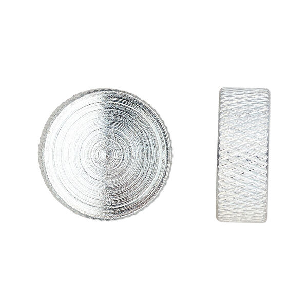Anvil, line 20 and 24 fastener, steel, 3/4 x 1/4 inch with textured surface. Sold individually. image number 0