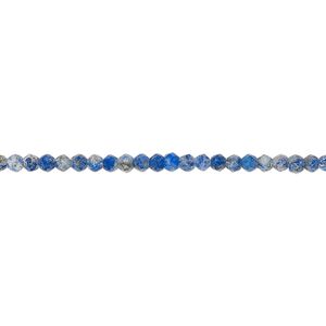 Lapis lazuli 1pkg1, hand-cut faceted rondelle bead natural 13 inch 2mm